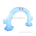 Aspersor de arco inflable de PVC para xoguetes ao aire libre para nenos